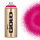 Акриловая краска-спрей Montana Gold P3000 100% Magenta (Розовый) 400 мл - изображение 1