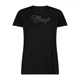 Футболка CMP Women's Stretch Cotton T-Shirt with Logo Black S (1097-32D8066P-54UU 38) - изображение 1