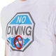 Футболка Arena No Diving Print T-Shirt White XL (1097-011331-100 XL) - изображение 4