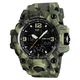 Годинник тактичний чоловічий вологостійкий Skmei AberTime 1155B Military Green - зображення 1