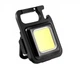Акумуляторний ліхтар-карабін LED CARPRIE LW-06 ZL 2021/8940 1315 400 лм з магнітом, карабіном, кріпленням під штатив, USB-C заряджанням, водонепроникний компактний світлодіодний ліхтар для кемпінгу, туризму, риболовлі, ремонту та повсякденного використанн - изображение 1