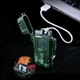 Електроімпульсна запальничка JL 317 акумуляторна USB безполум’яна водостійка плазмова запальничка з електричним підпалом компактна металева запальничка для дому подорожей та щоденного використання - изображение 6