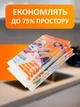 Вакуумний пакет для одягу Vacuum Bag 40х60 см з клапаном, багаторазовий, прозрачний, для зберігання промов - зображення 3