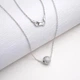 Серебряное колье Нежность 45 - изображение 4
