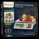 Торговые весы Rainberg RB-310 до 55 кг со счетчиком цены и платформой из нержавеющей стали для точного взвешивания товаров на рынке и в магазине - изображение 2