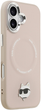 Etui Karl Lagerfeld Choupette Pin MagSafe do Apple iPhone 17 Pink (3666339495930) - obraz 4