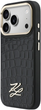 Etui Karl Lagerfeld Croco KL Script Logo MagSafe do Apple iPhone 17 Pro Black (3666339601737) - obraz 2
