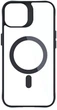Etui 3MK Satin Armor MagCase do Apple iPhone 15 Black + Transparent (5903108563819) - obraz 2