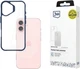 Etui 3MK Satin Armor Case+ do Apple iPhone 16 Blue + Transparent (5903108592659) - obraz 1