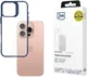 Etui 3MK Satin Armor Case+ do Apple iPhone 16 Pro Blue + Transparent (5903108592666) - obraz 1
