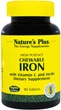 Железо + Витамин C Nature's Plus Chewable Iron 90 жевательных таблеток (97467034211) - изображение 3