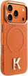 Etui Karl Lagerfeld IML K Head Logo MagSafe do Apple iPhone 17 Pro Max Orange (3666339598860) - obraz 4