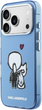 Etui Karl Lagerfeld Karl & Choupette Back MagSafe do Apple iPhone 17 Pro Max Blue (3666339607821) - obraz 2