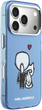 Etui Karl Lagerfeld Karl & Choupette Back MagSafe do Apple iPhone 17 Pro Max Blue (3666339607821) - obraz 4
