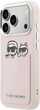 Etui Karl Lagerfeld Karl & Choupette Print & Pocket do Apple iPhone 17 Pro Max Pink (3666339605421) - obraz 2