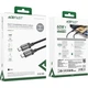 Кабель USB 2.0 Type-C M-M, 1.2м 60W stainless steel Black, C12-03 Acefast - изображение 5