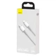 Кабель Baseus High Density Braided Fast Charging Data Cable Type-C to Lightning PD 20W 2м (CATLGD-A02) White - зображення 8