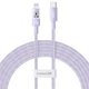 Кабель Baseus Gem Series Fast Charging Data Cable Type-C to Lightning PD 20W 2м (P10373001511-01) Purple - зображення 1