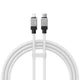 Кабель Baseus CoolPlay Series Fast Charging Data Cable Type-C to Lightning PD 20W 1м (CAKW000002) White - зображення 3