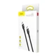 Кабель Baseus Cafule Flash Charging Data Line Cable Type-C to Type-C PD 2.0 QC 3.0 60W 20V 3A 1м (CATKLF-GG1) Black/Grey - зображення 9