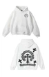 Чоловіче демісезонне худі Chrome Hearts з принтом M біле (CHRH008) - зображення 8