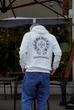 Чоловіче демісезонне худі Chrome Hearts з принтом XL біле (CHRH023) - зображення 3