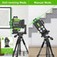 Лазерный уровень нивелир Huepar 704CG 4D Premium 6600мАh откалиброван HDSYR_9559 - изображение 6