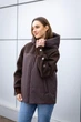 Демісезонна куртка Mila Nova К-379 52 шоколад - изображение 5