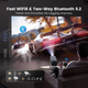 Міні-проектор iWIMIUS S29 30000 люмен Smart FHD 1080P портативний проектор з підтримкою 4K, Wi-Fi6 Bluetooth 50% зум 360° - зображення 5