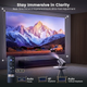 Міні-проектор iWIMIUS S29 30000 люмен Smart FHD 1080P портативний проектор з підтримкою 4K, Wi-Fi6 Bluetooth 50% зум 360° - зображення 6