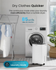 Осушувач повітря Pro Breeze 12 л/добу з баком 2 л, компресорний, сушіння білизни, таймер, датчик вологості, дефект - зображення 6