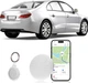 GPS брелок AirTag Трекер для поиска детей животных авто вещей шпион детектив охраной навигатор локатор (4 шт.) - изображение 1