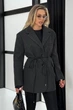 Укорочене Пальто Jadone Fashion Тренд L-XL графіт - зображення 7
