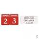 Декор новорічний "Calendar" 7*12см Stenson R33801 - зображення 2