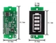 Индикатор уровня заряда батареи Li-ion 1S 2S 3S 4S 5S 6S 7S 8S / 1-8S 18650, 3.3В-33.6В, тестер Зеленый - изображение 5