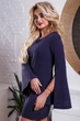 Жіноча сукня з костюмної тканини з вишивкою Seventeen XL Синій (2000000098241) - изображение 3
