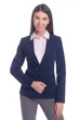 Жіночий приталений піджак з кишенями LadyLike 46 Синій (ll2131520164342) - зображення 1