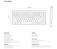 Беспроводная механическая клавиатура NuPhy Node 75 low-profile / switch - Red nano (linear, 45g) / Color - Lunar White - изображение 9