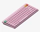 Бездротова механічна клавіатура NuPhy Node 75 low-profile / switch - Brown nano (tactile, 50g) / Color - Light Pink - зображення 1