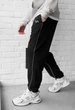 Мужские спортивные штаны Стаф черные отражающие Staff of black reflective XXL (383686) - изображение 5