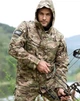 Тактическая куртка M65 HAN-WILD Multicam, демисезонная армейская ветровка с капюшоном, размер 3XL - изображение 4