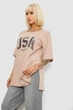 Футболка женская с принтом бежевый 244R2022-5 AGER XL - изображение 3