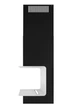 Вытяжка NORTBERG C-Shelf Black / White 80 - изображение 4