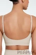 Бюстгальтер-топ безшовний без кісточок GIULIA Bra Shapewear L/XL Світло-бежевий - зображення 2