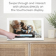 Цифрова фоторамка Skylight: 15-дюймовий Wi-Fi з можливістю завантаження з телефону, сенсорний екран цифрової фоторамки - зображення 6
