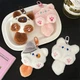Плюшевый мягкий брелок - подвеска на сумку рюкзак Котёнок с длинным хвостом Белый кавайный Kawaii Кот Котик Cute Plush Cat Doll Kitten pendant - изображение 3