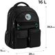 Рюкзак GoPack Education Стильний 39.5x28x15 см Чорний (GO26-183M-3) - зображення 3