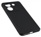 Чехол Silicone Case для телефона Poco M7 Pro 5G бампер с микрофиброй черный - изображение 4