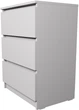 Комод Viant ТК-8 3Ш 600 х 420 х 800 мм Серый (ТК8-000024408) - изображение 3