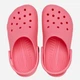 Chodaki dziecięce dla dziewczynki Crocs Classic Kids Clog K 206991-6UI 28-29 Jasnokoralowe - obraz 5